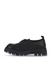 Bueno Shoes Siyah Deri Kadın Klasik Ayakkabı 01wv1503