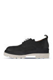 Bueno Shoes Siyah Nubuk Kadın Dolgu Topuklu Ayakkabı 01wv2903