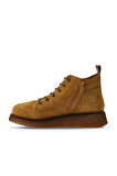 Bueno Shoes Sarı Süet Kadın Düz Bot 01wv5204