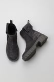 Bueno Shoes Gri Süet Kadın Topuklu Bot 01wv9004