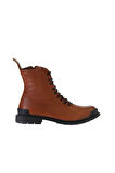 Bueno Shoes Taba Deri Kadın Düz Bot 01wr0900