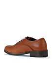 Bueno Shoes Taba Deri Kadın Az Topuklu Ayakkabı 01wr3300