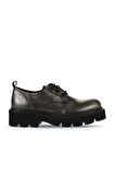 Bueno Shoes Gümüş Deri Kadın Klasik Ayakkabı 01wt0301