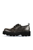 Bueno Shoes Gümüş Deri Kadın Klasik Ayakkabı 01wt0301