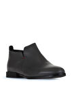 Bueno Shoes Gri Deri Kadın Düz Bot 01wt2803
