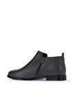 Bueno Shoes Gri Deri Kadın Düz Bot 01wt2803