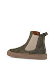 Bueno Shoes Haki Süet Kadın Düz Bot 01wt3206