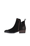 Bueno Shoes Siyah Nubuk Kadın Topuklu Bot 01wp1301