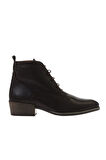 Bueno Shoes Kahverengi Deri Kadın Topuklu Bot 01wp1315