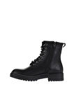 Bueno Shoes Siyah Deri Kadın Düz Bot 01wr4208
