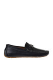 Bueno Shoes Lacivert Flotter Deri Erkek Loafer 05ms2021