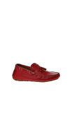 Bueno Shoes Kırmızı Flotter Deri Erkek Loafer 05ms2024d