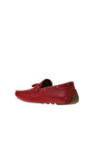 Bueno Shoes Kırmızı Flotter Deri Erkek Loafer 05ms2024d