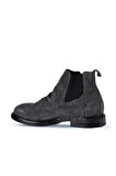 Bueno Shoes Gri Koyu Süet Erkek Bot 01mv9303
