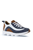 Bueno Shoes Mavi Multi Deri Kadın Spor Ayakkabı 01wv11200
