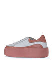 Bueno Shoes Pembe Beyaz Deri Kadın Sneakers 01wv5503