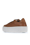 Bueno Shoes Taba Beyaz Deri Kadın Sneakers 01wv5507