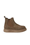 Bueno Shoes Taba Süet Kadın Dolgu Topuklu Bot 01wv6800