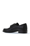 Bueno Shoes Siyah Deri Kadın Düz Ayakkabı 01wv8600