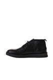 Bueno Shoes Siyah Deri Kadın Düz Bot 01wv9700