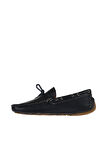 Bueno Shoes Lacivert Flotter Deri Erkek Loafer 05ms2023