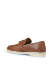 Bueno Shoes Taba Flotter Deri Kadın Loafer 05ws101
