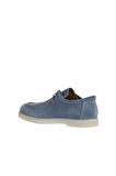 Bueno Shoes Gri Mavi Süet Erkek Loafer 10m00673