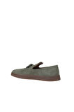 Bueno Shoes Haki Açık Süet Erkek Loafer 10m50029