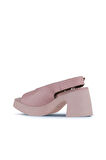 Bueno Shoes Gül Kurusu Deri Kadın Topuklu Ayakkabı 01wy12209