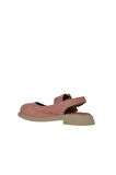Bueno Shoes Pembe Nubuk Kadın Düz Sandalet 01wy8702
