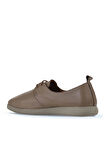 Bueno Shoes Gri Deri Kadın Düz Ayakkabı 01wy1509