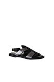 Bueno Shoes Siyah Multi Deri Kadın Sandalet 01wy2012