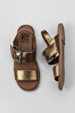 Bueno Shoes Bronz Deri Kadın Sandalet 01wy2013