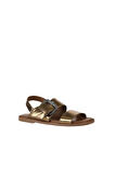 Bueno Shoes Bronz Deri Kadın Sandalet 01wy2013