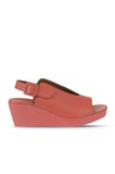 Bueno Shoes Mercan Deri Kadın Dolgu Topuklu Sandalet 01wy2405
