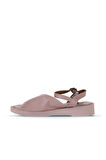 Bueno Shoes Gül Kurusu Deri Kadın Düz Sandalet 01wy2901