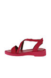 Bueno Shoes Fuşya Deri Kadın Düz Sandalet 01wy2915