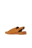 Bueno Shoes Turuncu Deri Kadın Düz Sandalet 01wy2917