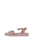 Bueno Shoes Gül Kurusu Deri Kadın Düz Sandalet 01wy9102