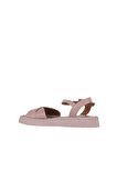Bueno Shoes Gül Kurusu Deri Kadın Düz Sandalet 01wy9102