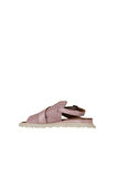 Bueno Shoes Gül Kurusu Deri Kadın Düz Sandalet 01wy5401