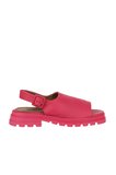 Bueno Shoes Fuşya Deri Kadın Düz Sandalet 01wy5506