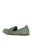 Bueno Shoes Yeşil Süet Kadın Loafer 01wy6000