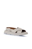 Bueno Shoes Krem Deri Kadın Sandalet 01wy9403