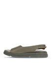 Bueno Shoes Haki Deri Kadın Sandalet 01wy9404