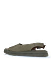 Bueno Shoes Haki Deri Kadın Sandalet 01wy9404