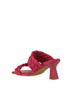 Bueno Shoes Fuşya Deri Kadın Topuklu Terlik 01wy6804
