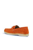 Bueno Shoes Turuncu Süet Kadın Loafer 05ws101