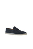 Bueno Shoes Yeşil Koyu Süet Erkek Loafer 11m22288