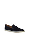 Bueno Shoes Lacivert Deri Erkek Loafer 11m22058